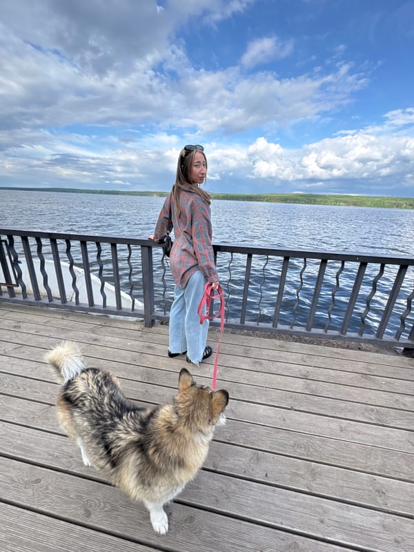 Weekend leisure activities captured along Chaikovsky Russia waterfront