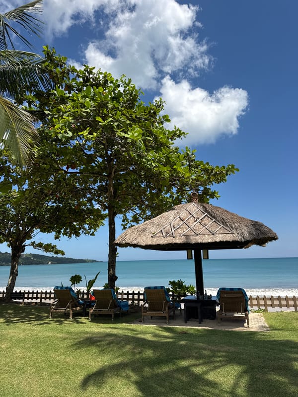 Tropical beach life documented in Kuta Selatan, Indonesia