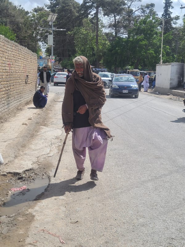 Ordinary street life documented in Quetta City over three minutes