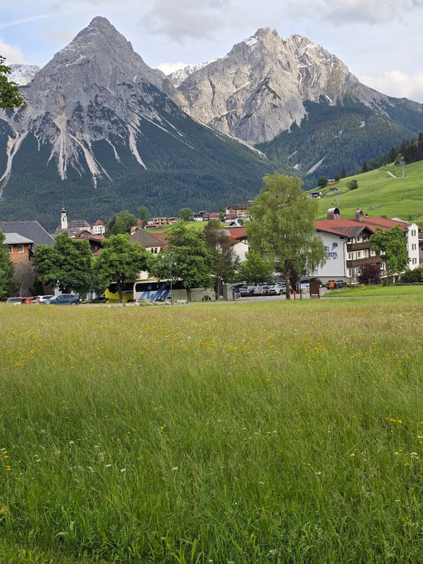 Alpine village life documented in Lermoos, Austria afternoon scenes