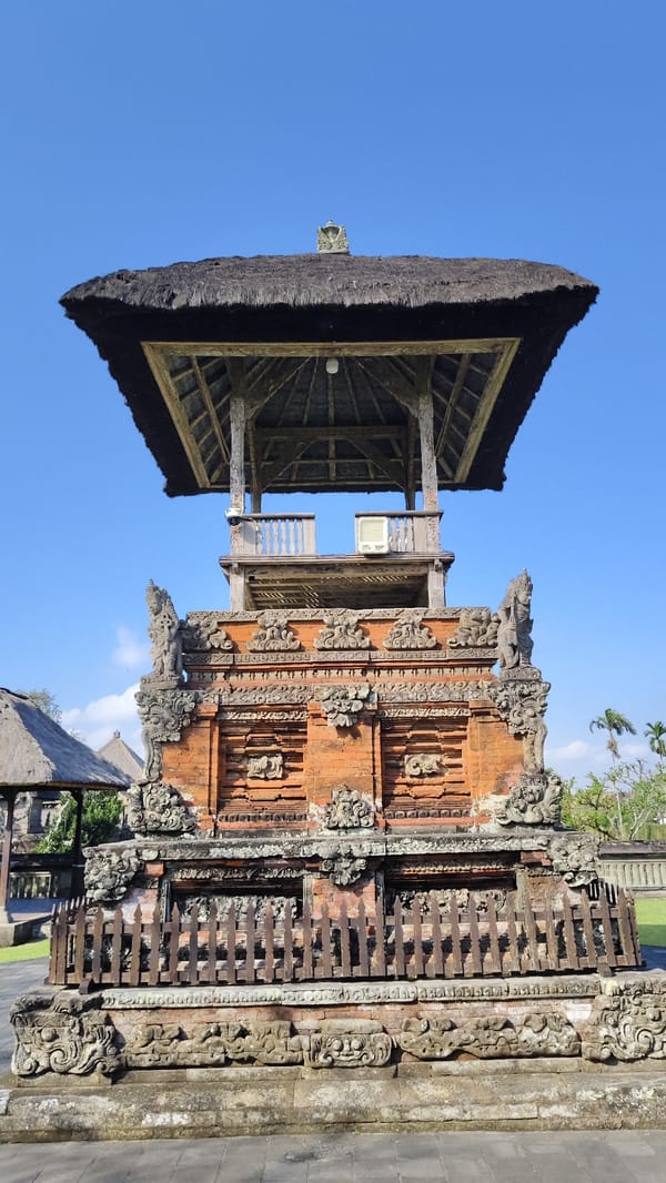 Inside Taman Ayun Temple, Mengwi's historic royal complex