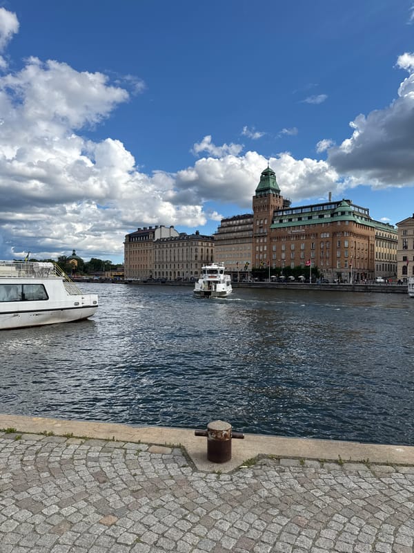 Waterfront and grand architecture in a classic European city