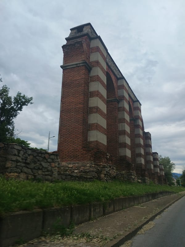 Street scenes and Water Tower documented in Giurgiu, Romania