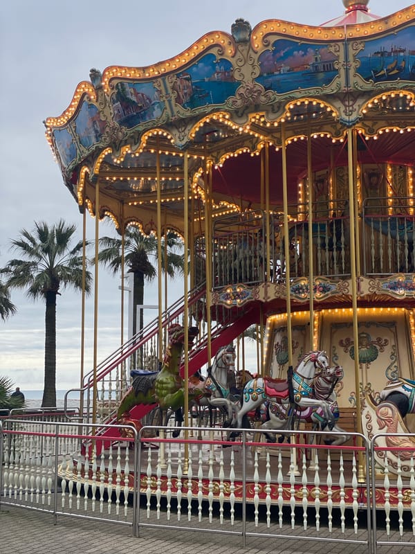 Everyday scenes documented around Sochi's Marine Station and waterfront
