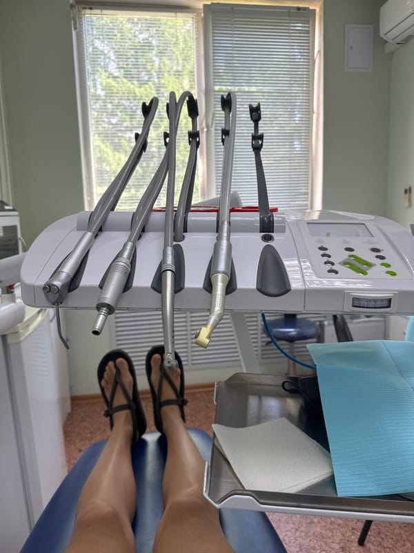 Routine dental visit documented through patient's perspective