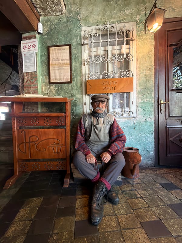 Inside a Tbilisi heritage site: murals, maps, mannequins, and terraces