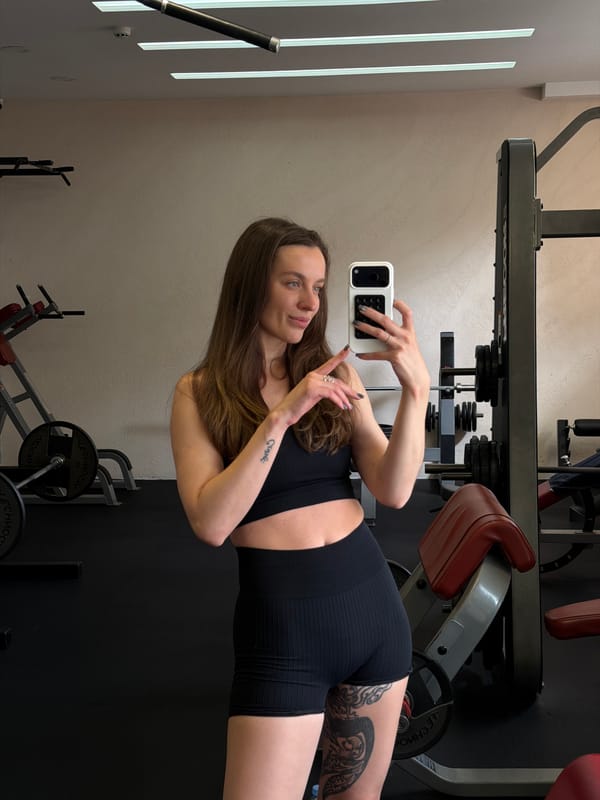 Gym selfies and daily life captured in Budva Montenegro