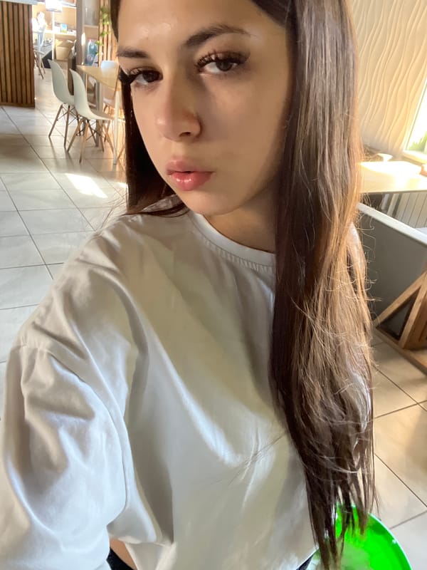 Woman Takes Multiple Selfies in Russian Town Early Morning