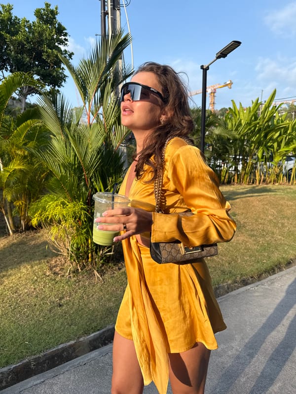 Woman plays padel at Choeng Thale facility