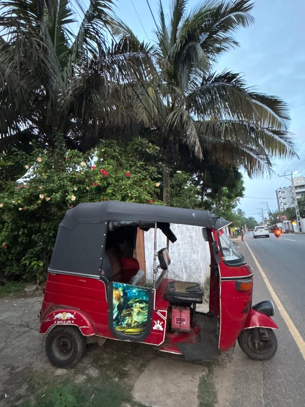 Daily life scenes captured in coastal Thalaramba, Sri Lanka