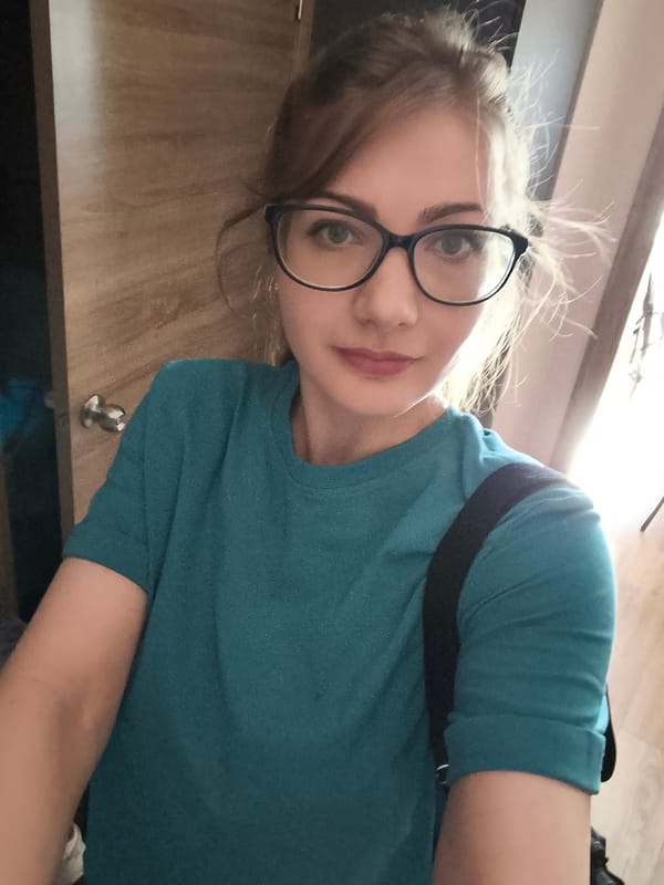 Selfies and garden flowers across a quick morning outing
