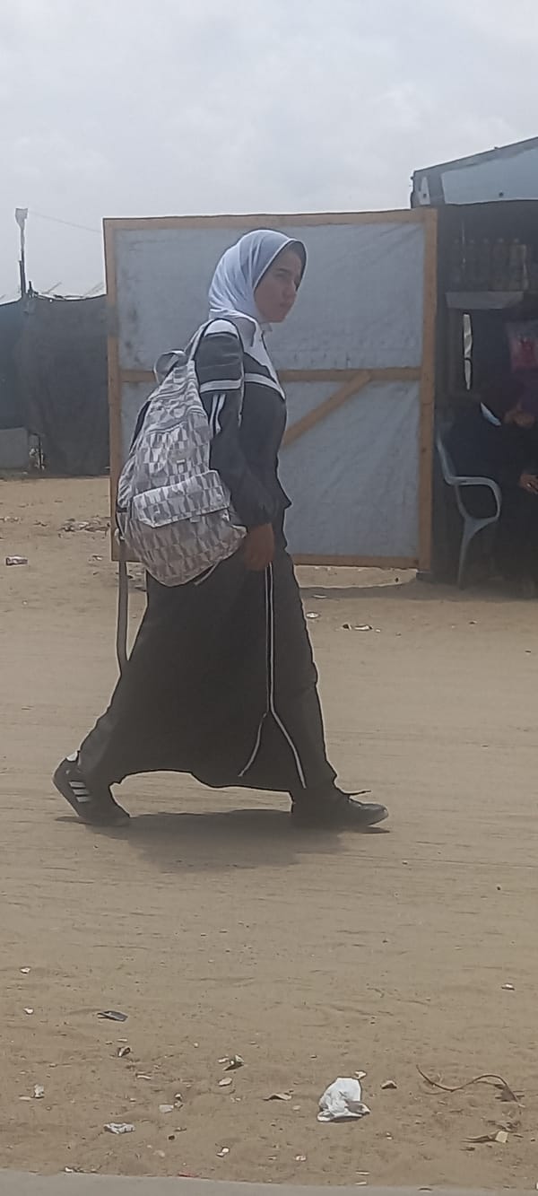 Morning life continues in Khan Yunis displacement areas