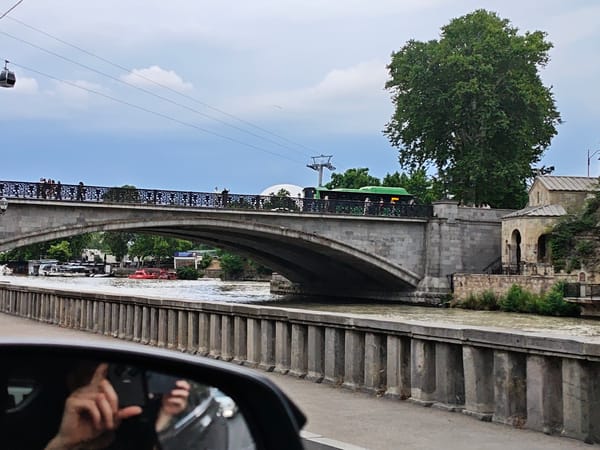 Along the Kura River, Tbilisi's bridges and waterfront
