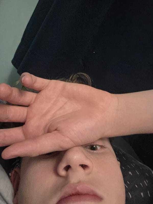 Sofia resident documents quiet evening at home with perfume collection