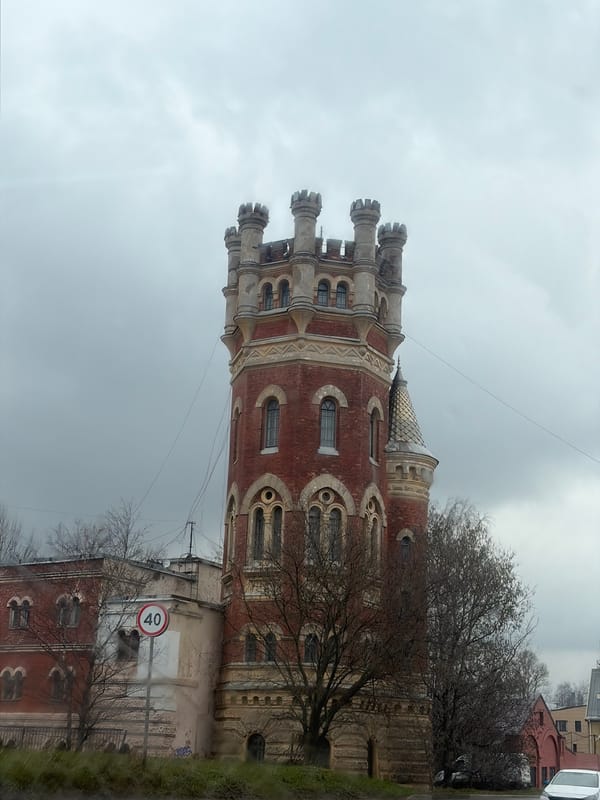 Rainy car ride through Saint Petersburg captured in moments