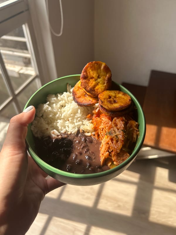 Traditional Venezuelan meal documented in Maracay