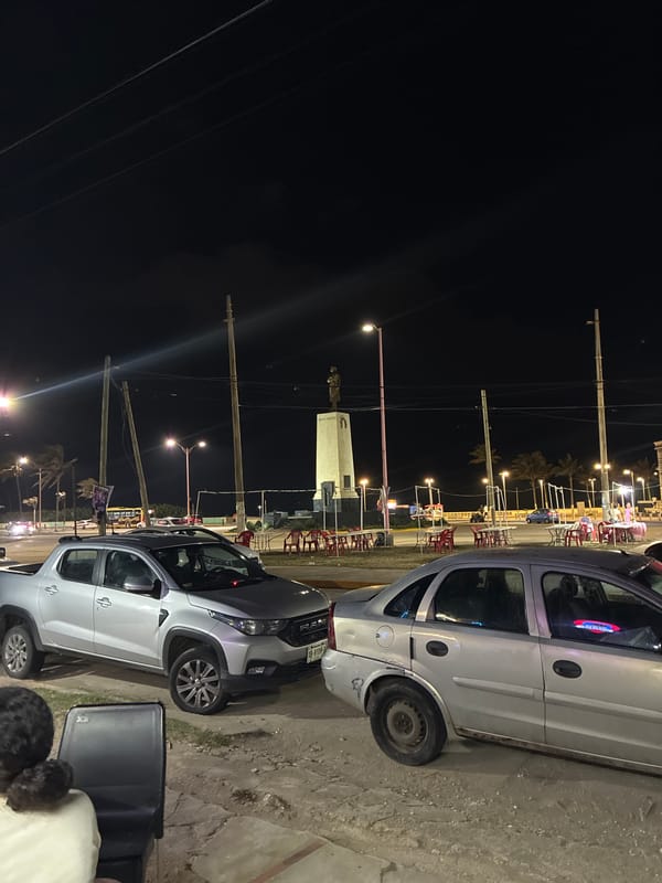 Late night scenes captured in Coatzacoalcos, Mexico