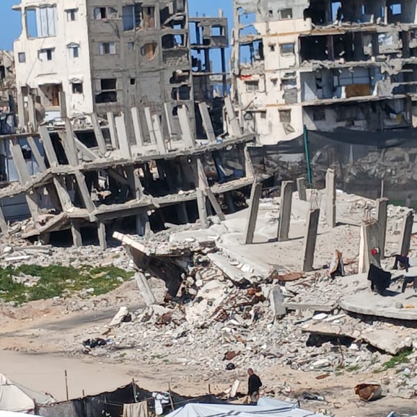 Witness documents widespread destruction, tent settlements across Gaza City