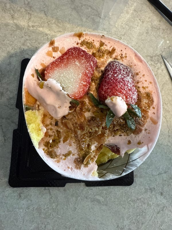 Orlando residents document desserts and coffee preparation Sunday evening