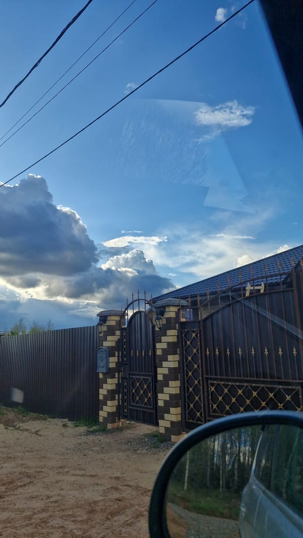 Vehicle passenger documents rural Russian town scenes