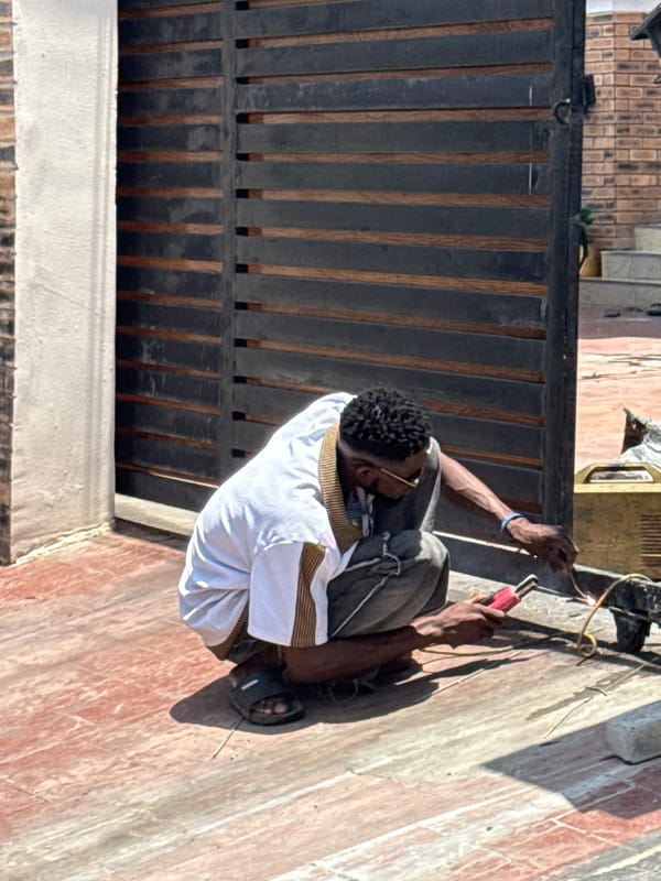 Lagos Area Residents Conduct Routine Activities Wednesday Morning