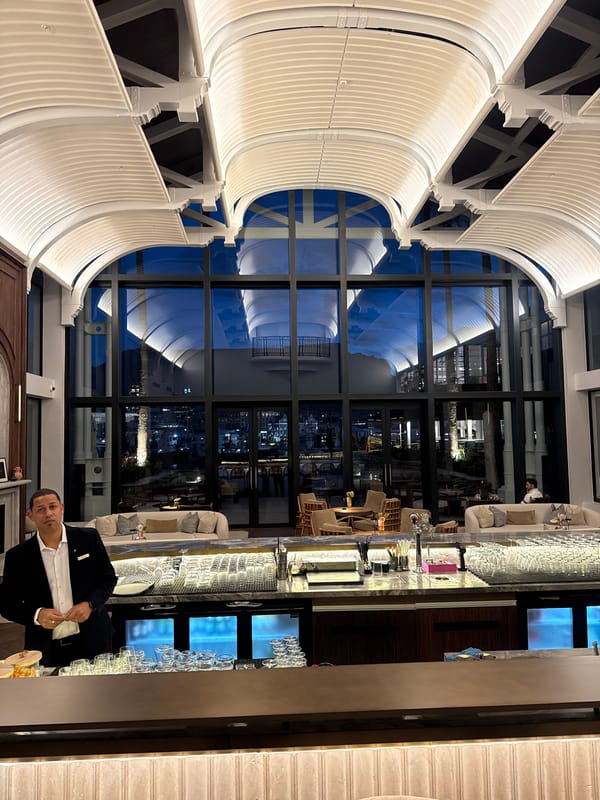 Evening scenes captured at luxury Cape Town waterfront establishment