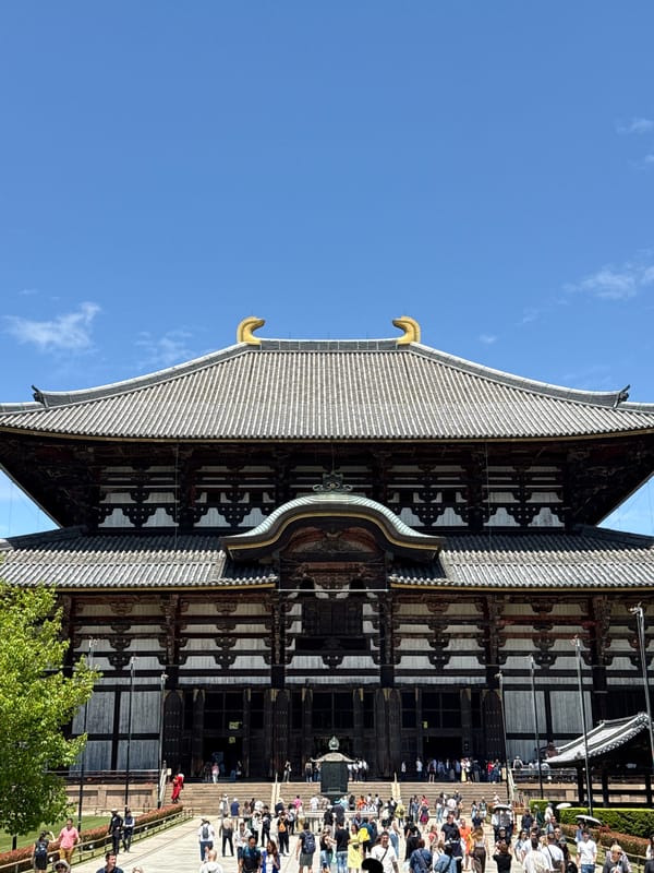 Early morning visit to Todai-ji Temple and Great Buddha