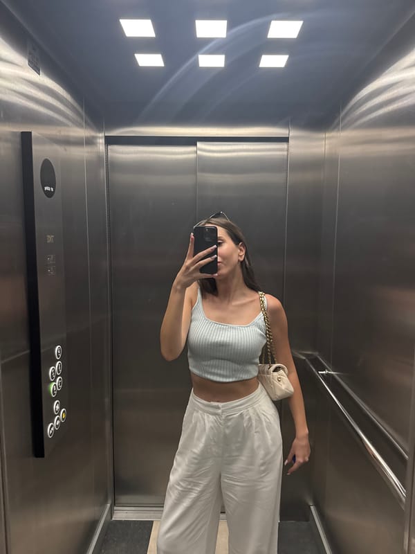 Elevator selfie to open sky — an afternoon in a few frames