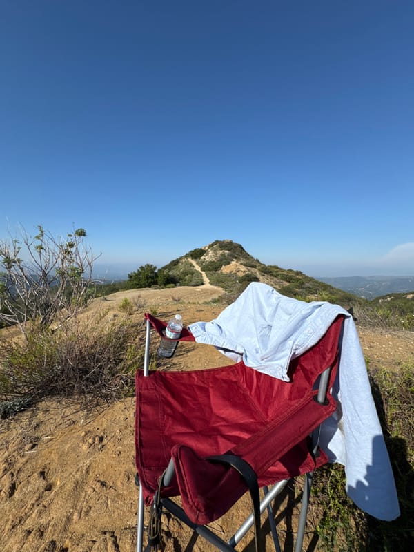 Nighttime camping documented in Santa Monica Mountains near Calabasas