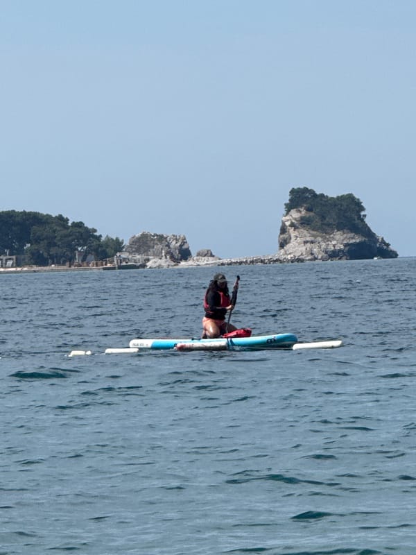 Morning beach scenes captured along Budva Montenegro coastline