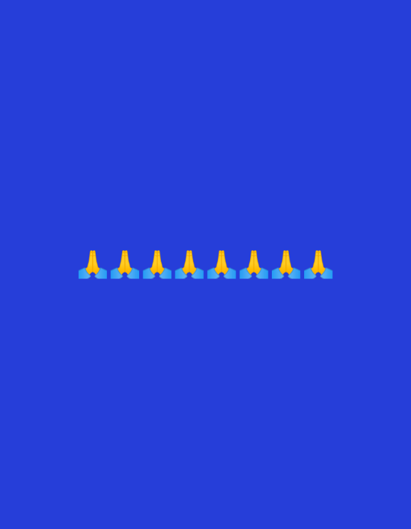 Emoji graphics and family sentiment text cards for social sharing