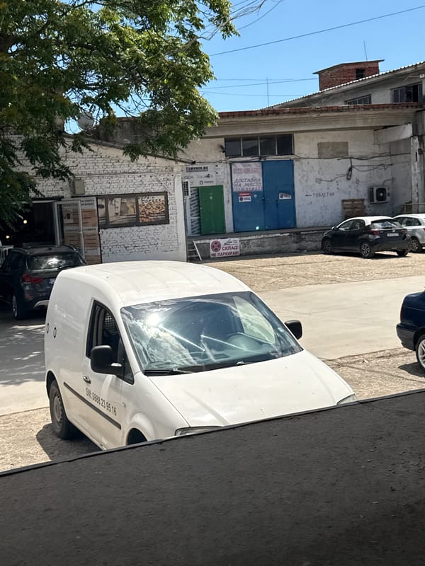 Outdoor market and commercial activity in Stara Zagora