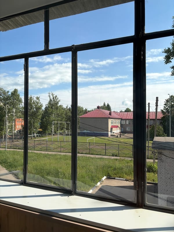 Morning domestic life documented in Tujmazy, Russia