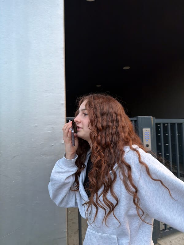 Woman's evening routine documented during sunset in Strasbourg