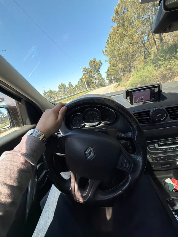 Driver spotted in Renault vehicle in Vila Real, Portugal