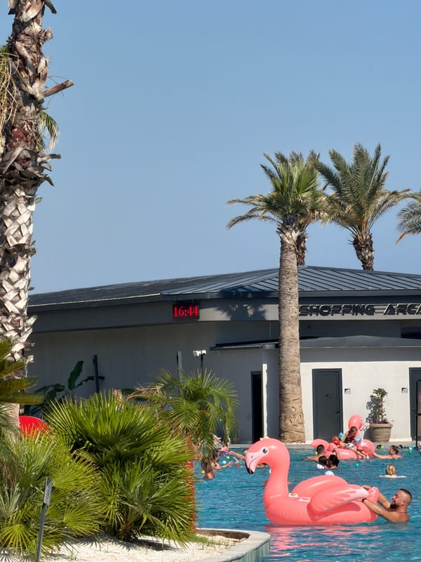 Resort guests enjoy poolside leisure activities in Manavgat, Turkey