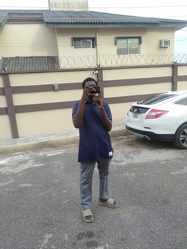 Young people gather with phones on Shangisha streets
