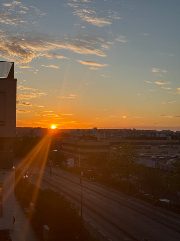 City sunset from every angle, plus a quick shoe cameo