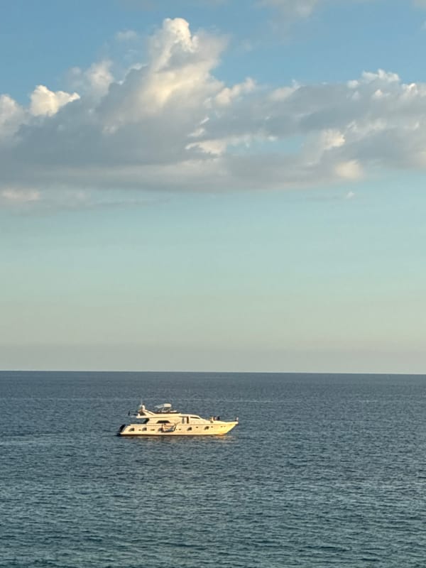 Alanya's Mediterranean coast on a sunny June afternoon