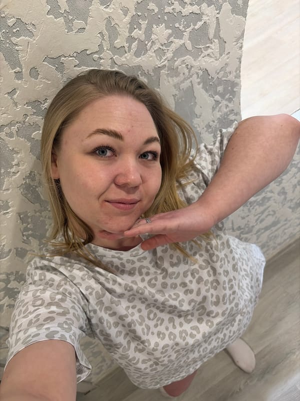 Woman Takes Multiple Selfies at Home in Noviy, Russia