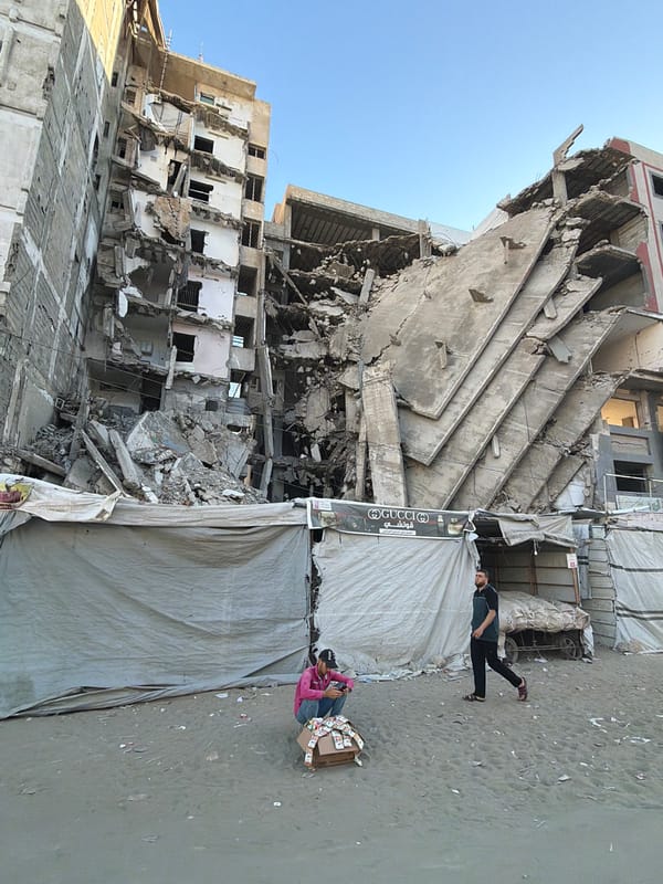Gaza City streets show heavy destruction and daily movement