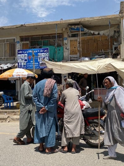 Morning street life documented in Kandahar, Afghanistan