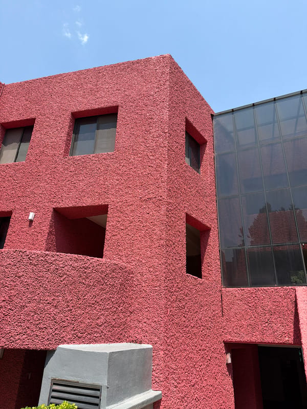 Architectural documentation captured in San Andrés Cholula evening hours