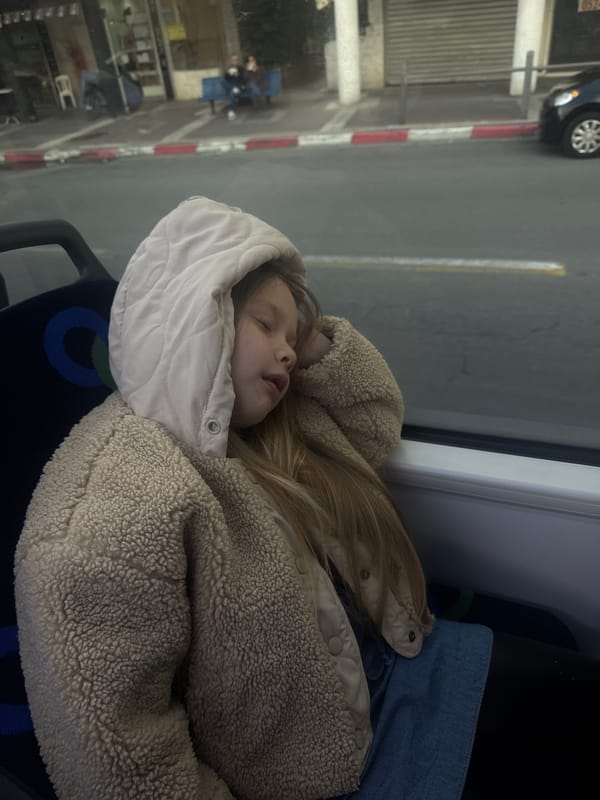 Friends spend afternoon in Bat Yam, documenting transit journey