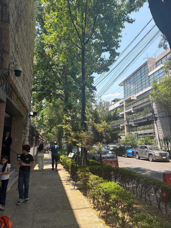 Ordinary street life documented in Mexico City daylight scene