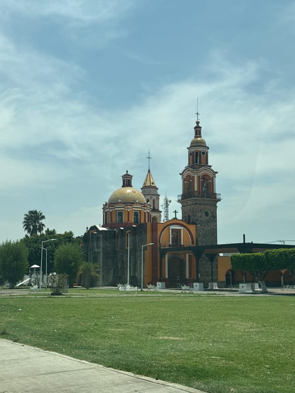Cholula's colorful church architecture documented by witness