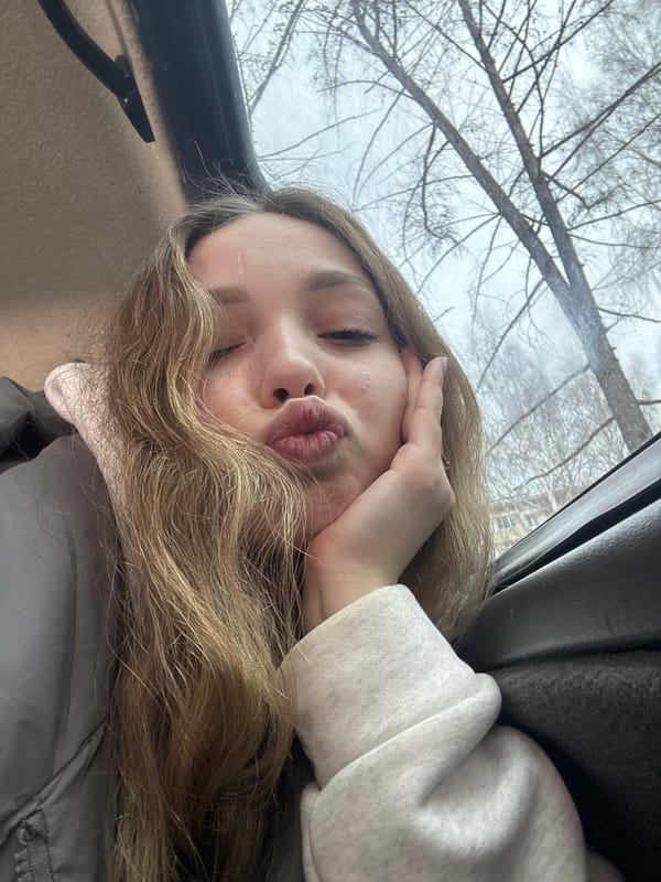 Young people take car selfies in Izhevsk