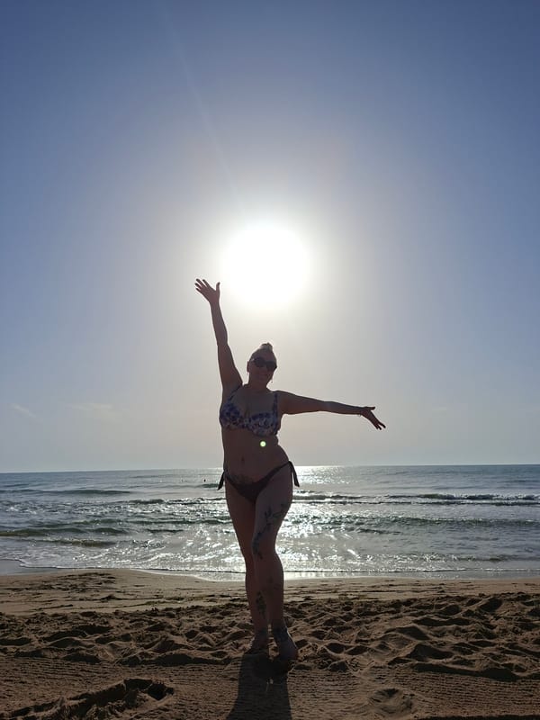 Morning on the Costa Blanca: beach sand and summer sun