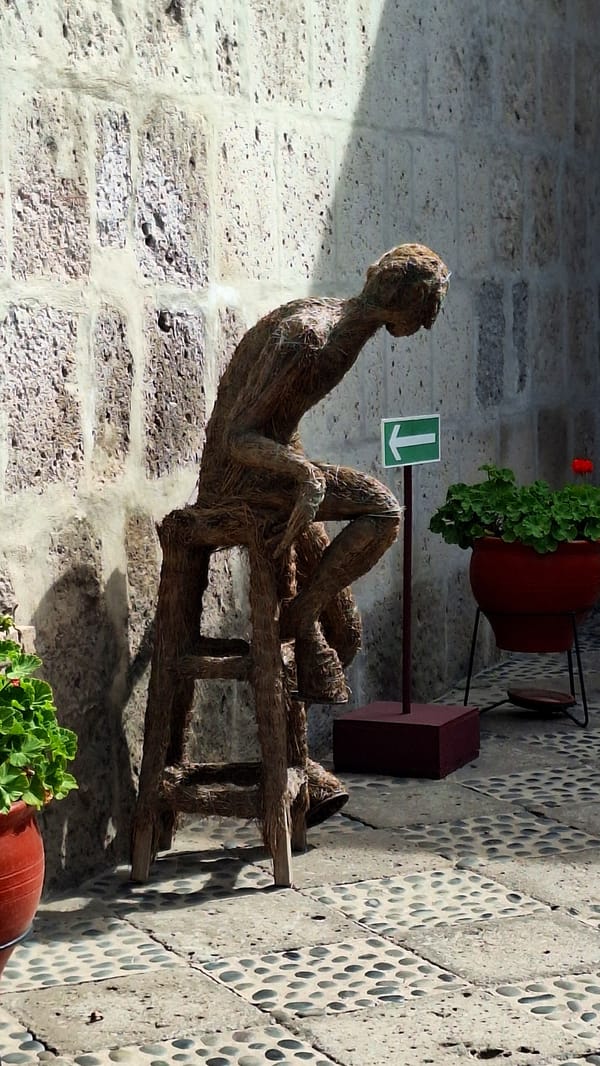 Art gallery exhibition documented in Arequipa, Peru