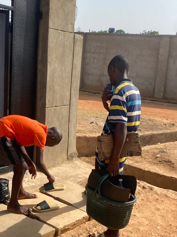 Daily life scenes documented in Rido, Nigeria